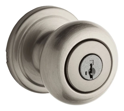 Essentials by Weiser Colonial Entry Knob in Satin Nickel