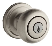 Essentials by Weiser Colonial Entry Knob in Satin Nickel