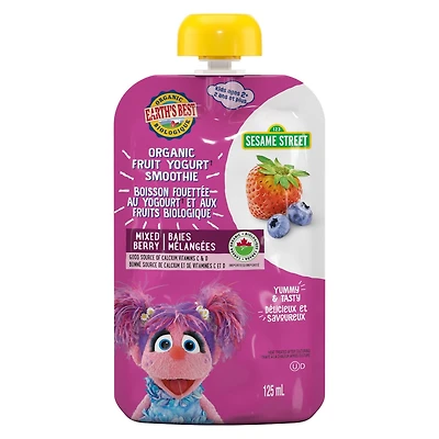 Boisson fouettée au yogourt baies mélangées Earth's BestMD 125 mL