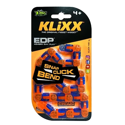 Gadget à gigoter de couleur bleue Klixx de Zing