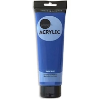 Daler-Rowney, tube de peinture acrylique Simply bleu foncé, 250 ml / 8,4 fl. Oz, 1 chacun