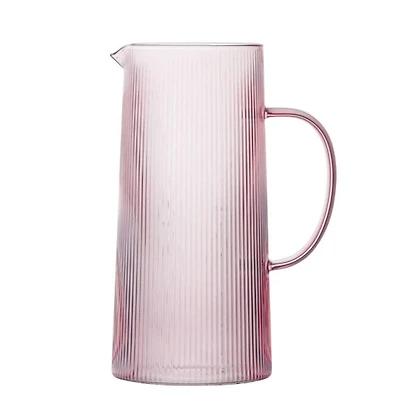 Brilliant - Striped Pitcher 50 fl oz. -Pink