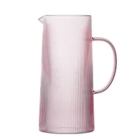 Brilliant - Striped Pitcher 50 fl oz. -Pink