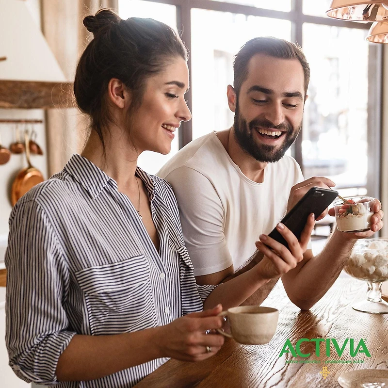 Activia Yogourt probiotique à boire, fraises-bananes 8 x 93 mL