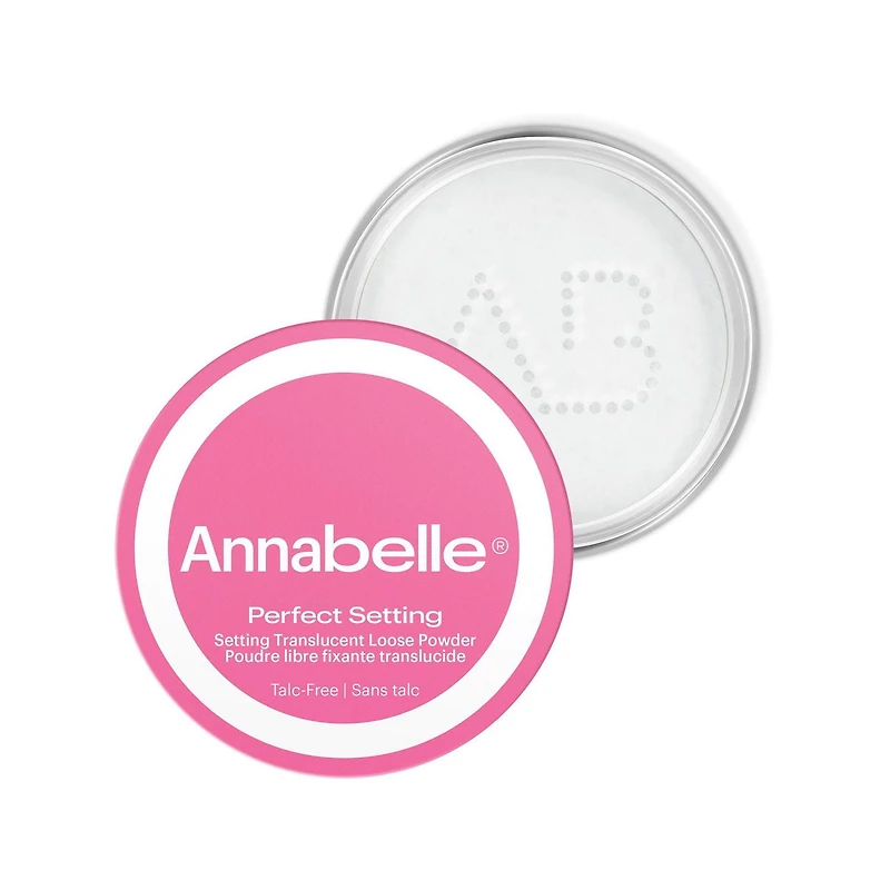 Annabelle Poudre libre fixante translucide sans talc Perfect Setting Matifiante et anti-brillance, 10 g