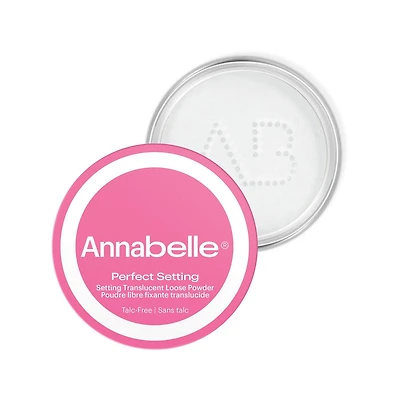 Annabelle Poudre libre fixante translucide sans talc Perfect Setting Matifiante et anti-brillance, 10 g