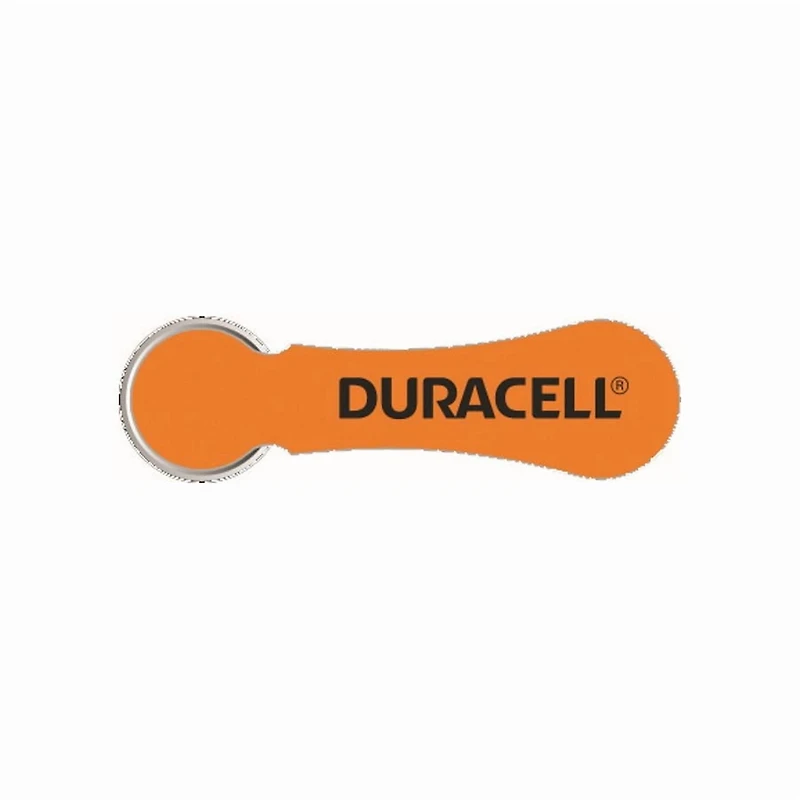 Piles pour appareil auditif avec Easy-Fit Tab de Duracell, Taille 13, Paquet de 12
