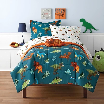 Mainstays Kids Dino Bed in a bag Set