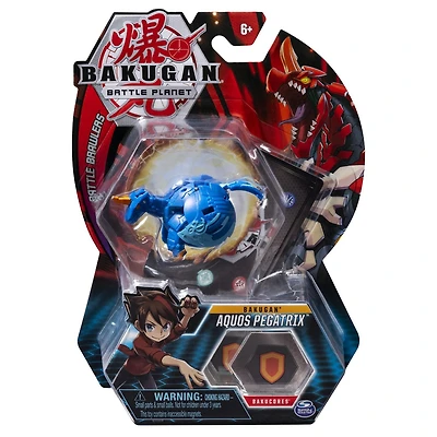 Bakugan, Aquos Pegatrix, 2-inch Tall Collectible Transforming Creature, for Ages 6 and Up