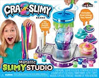 Cra-Z-Art Cra-Z-Slimy Multicolor Metallic Slime Studio, 6+. Excellente idée cadeau pour les fêtes Studio de slime métallique
