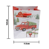 Holiday Time Christmas Small Gloss Gift Bag