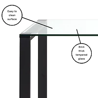 Home Gear Black Writing desk