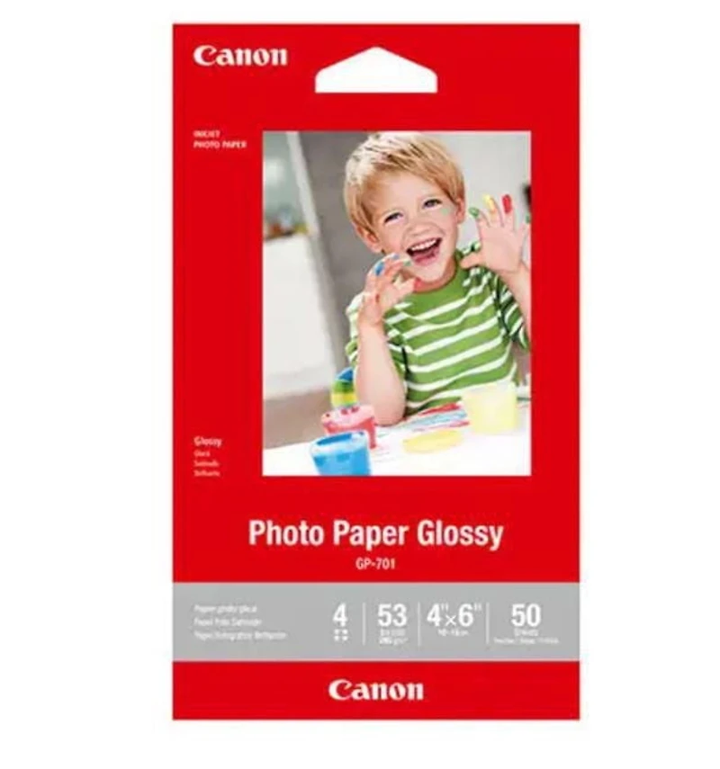 Canon Canada Inc Glossy Photo Paper - GP-701 - 4x6 (50 Sheets)