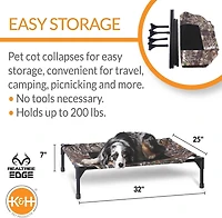K&H Realtree Original Pet Cot