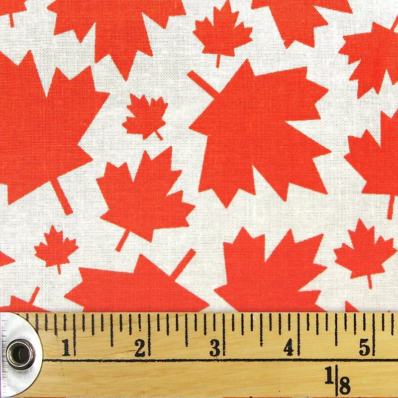 Tissu pré-coupé Fat Quarter de Fabric Creations à motif de nouveauté rouge - 18" x 21" / 45cm x 53cm 18" x 21" / 45cm x 53cm