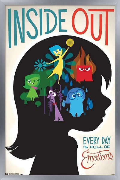 Disney Pixar Inside Out - Emotions Wall Poster, 14.725" x 22.375"