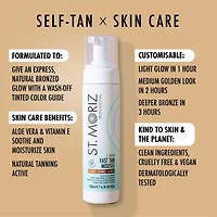 St. Moriz self tanner Fast Tanning Mousse, 200ml