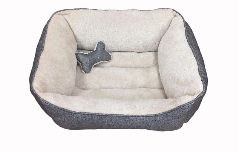 Vibrant Life Medium Cuddler Dog Bed with Toy
