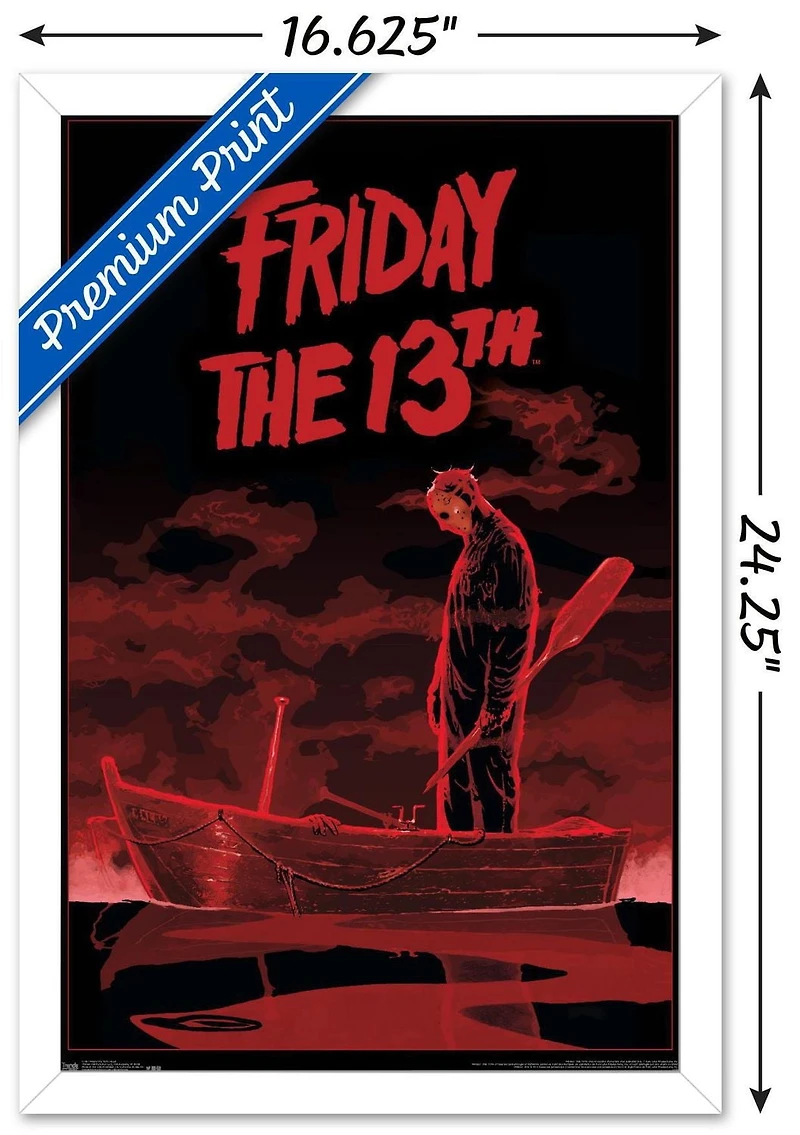 Friday The 13th - Boat Wall Poster, 22.375" x 34"