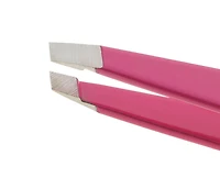 TWEEZERMAN SLANT TWEEZER PINK, Perfect Tweezer for you
