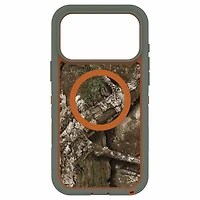 OtterBox Étui Defender Pro XT Clear MagSafe avec Contrôle de la CaméraRealtree Apx (Vert) pour iPhone 17 Pro