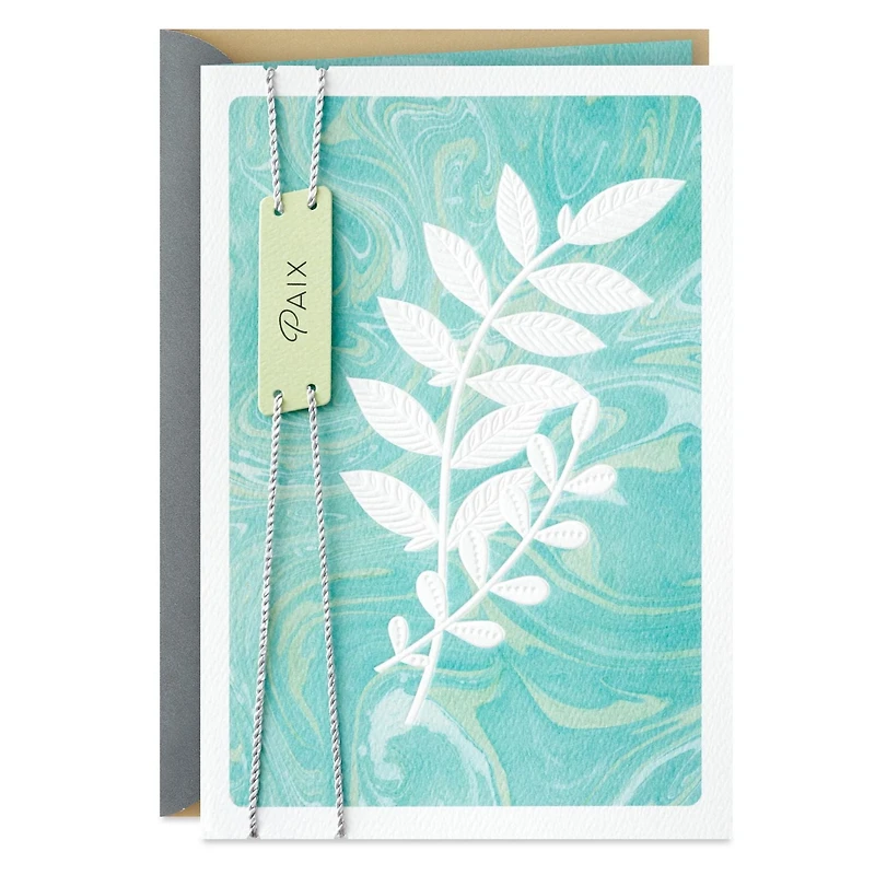 Hallmark Sympathy Card (Paix)