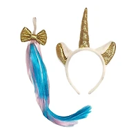Façon de célébrer ! Kit Halloween Licorne Pastel 2 pièces, MULTI, Femme, Taille Unique
