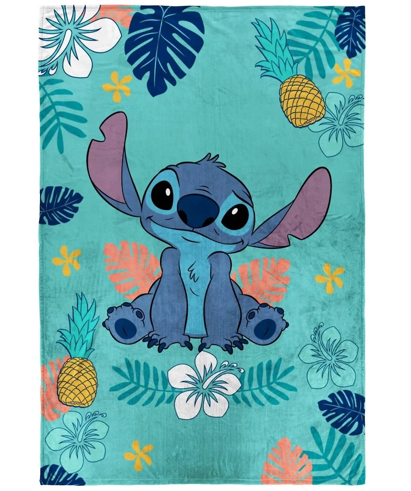 Lilo & Stitch Island Vibes Fleece Blanket, 62" x 90"