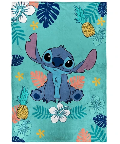 Lilo & Stitch Island Vibes Fleece Blanket, 62" x 90"
