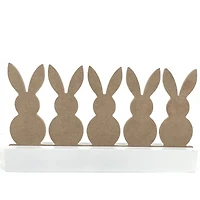 Dessus de table en bois de lapin