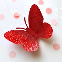 TINY HANDS Red Glitter Glue, 88 ml (2.98 fl oz), Age 6+, Kids, Crafts, Projects, Decoration<br>, GLITTER GLUE RED