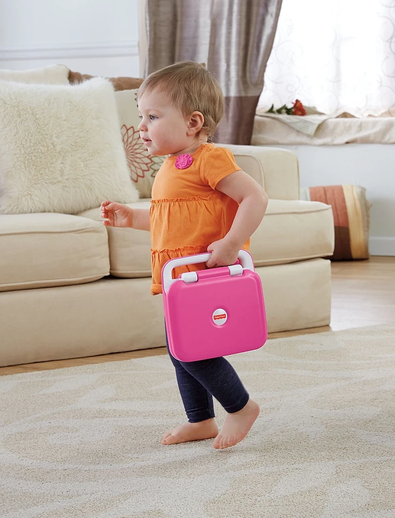 Ordinateur Éveil Progressif Rires et Éveil de Fisher-Price en rose