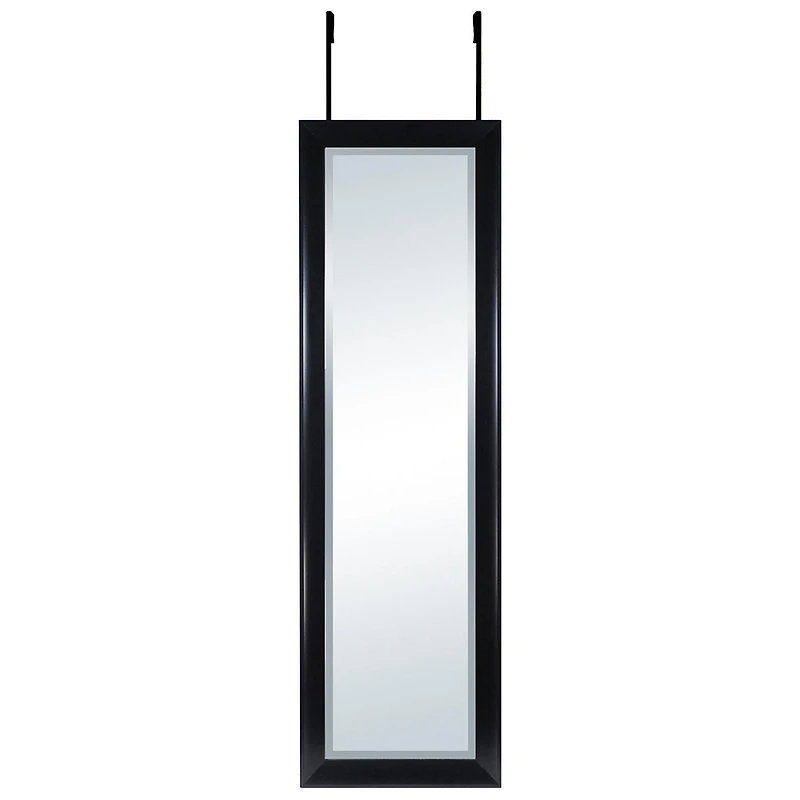 Miroir de porte à suspendre de Hometrends, Noir, Décoration intérieure,  15,5 x 51,3 x 0,7po