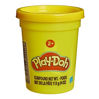 Play-Doh, pot de 113 g de pâte à modeler jaune, loisirs créatifs pour enfants, dès 2 ans