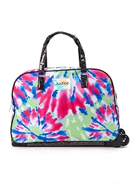 JUSTICE™ sac de sport à roulettes tie-dye éclaté pour filles SAC DE MARIN