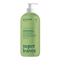 ATTITUDE super leaves, Shampooing Nourrissant, Huile de Pépins de Raisin & Feuilles d'Olivier