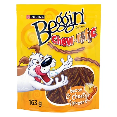 Beggin' Chew-rific Bacon & Cheese Snacks, Dog Treats, 163-850 g