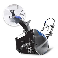 Souffleuse à Neige électrique Snow Joe à une étape de 46 cm, moteur de 15 Ah et phares