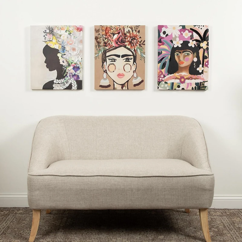 Impression sur toile embellie Natural Woman de hometrends