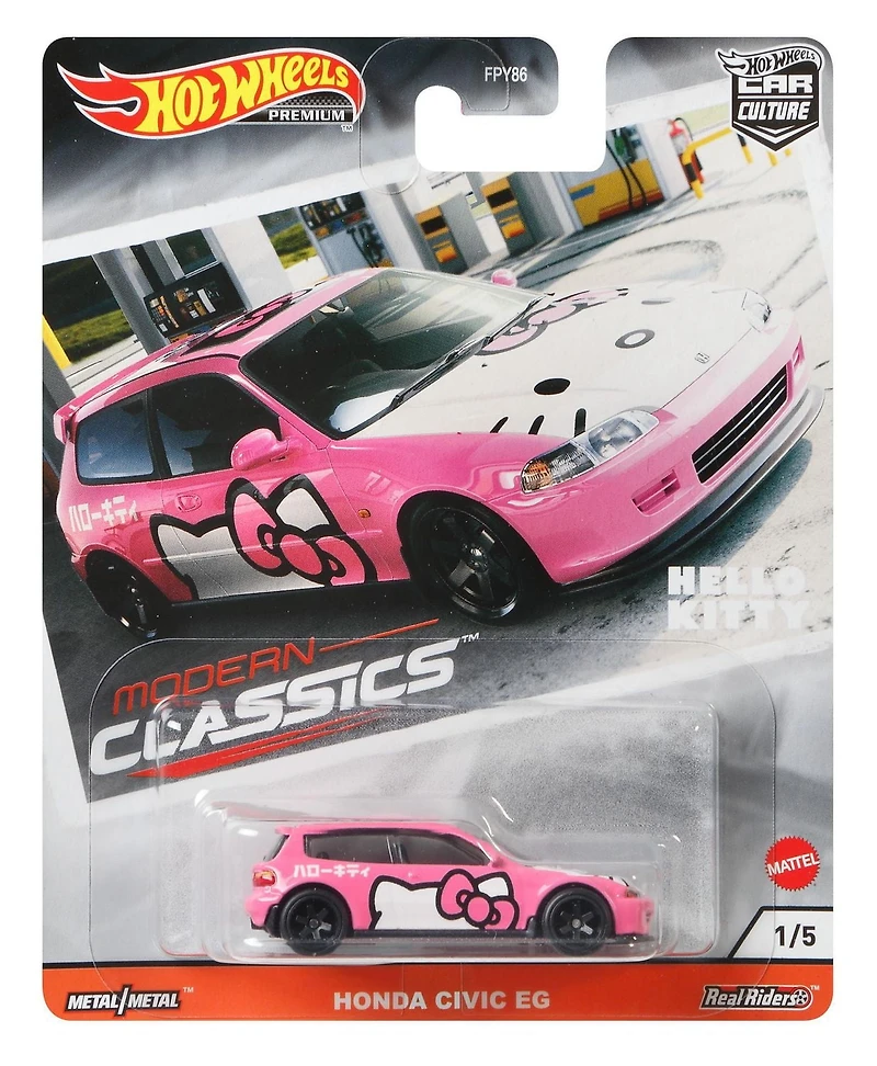 Culture Automobile haut de gamme Honda Civic Hatchback de Hot Wheels à l'échelle 1:64