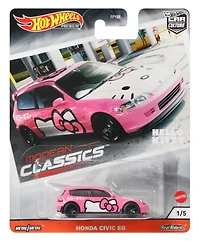 Culture Automobile haut de gamme Honda Civic Hatchback de Hot Wheels à l'échelle 1:64