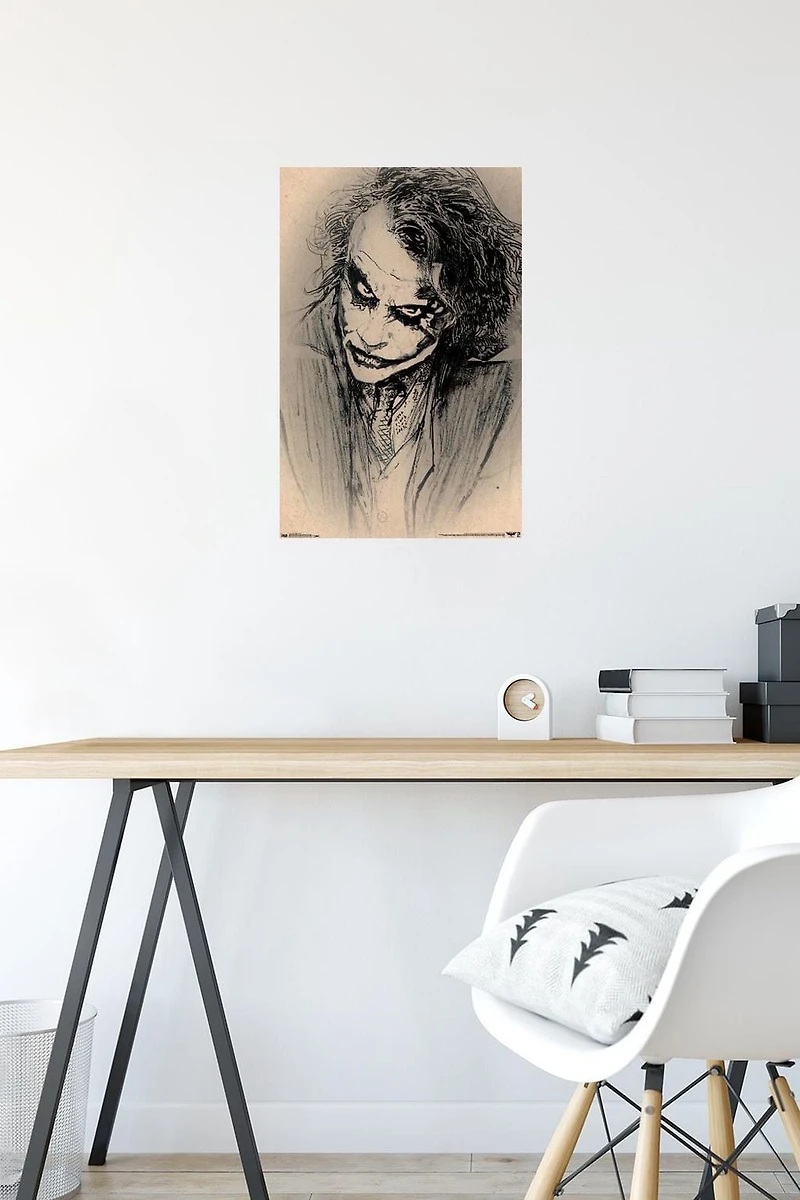 Film DC Comics - Le Chevalier Noir - Le Joker - Croquis