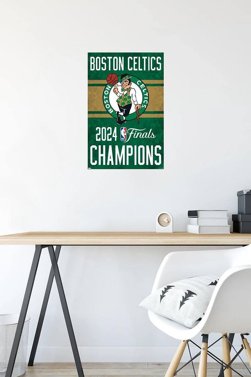 NBA Boston Celtics - Logo de l'équipe des finales NBA 2024
