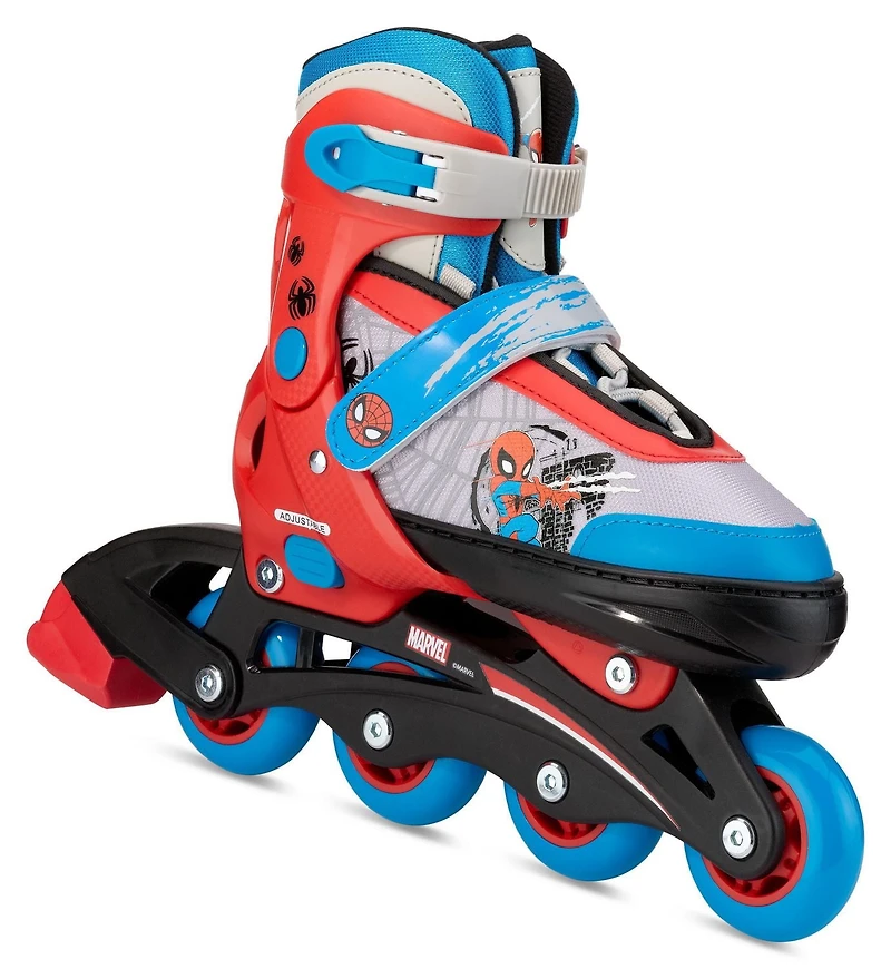Marvel Spider-Man Adjustable Switcher Skates, extra small (Y8 - Y11), red