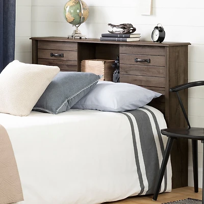 South Shore Ulysses Bookcase Headboard