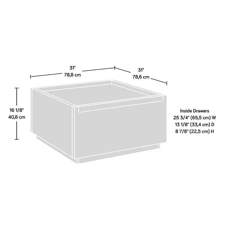 Sauder Manhattan Gate Coffee Table