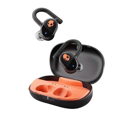 Skullcandy Push Play True Wireless Earbuds Black-Orange, Push Play  XT