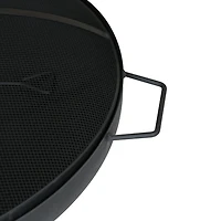 31.5 In. Round Steel Fire Pit