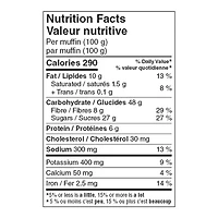 Muffins au son et aux raisins secs Mon marché fraîcheur 6 muffins, 600 g au total