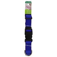 Pet Attire by Coastal Large 18-26" Blue Adjustable Buckle Dog Collar, Large Adjustable Collar